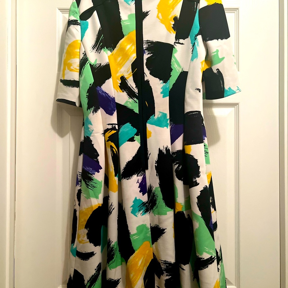 Multi-Color Vince Camuto A-Line Dress